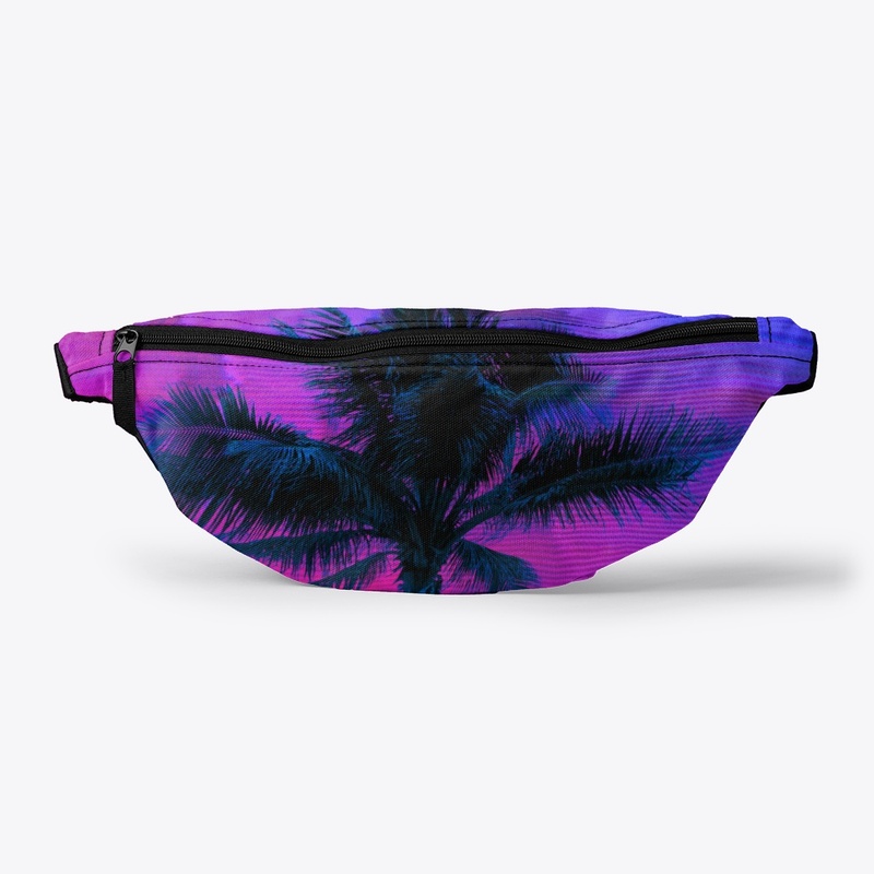 Vaporwave Palm Tree
