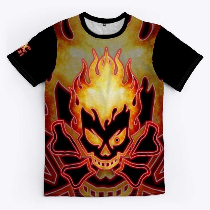 Flaming Skull