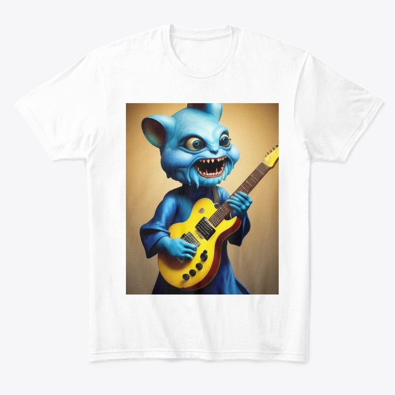 Strange Creature Jamming on Guitar