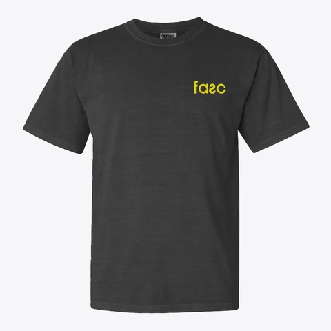 Comfort Colors Fasc Tee Black T-Shirt Front