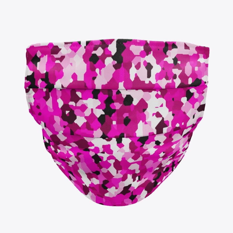 pink chaotically patterned