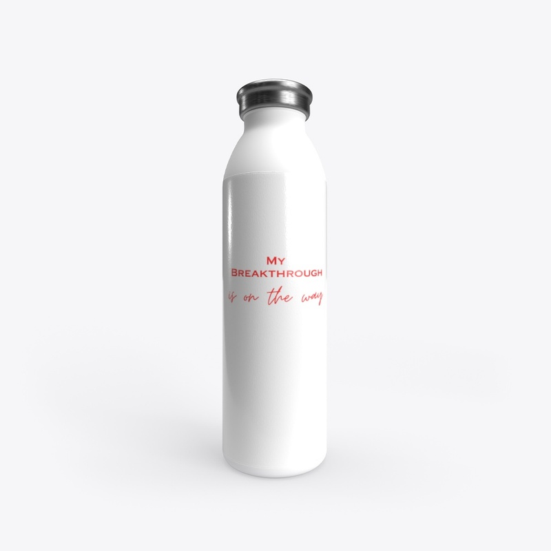 20 oz Stainless Water Bottle-White