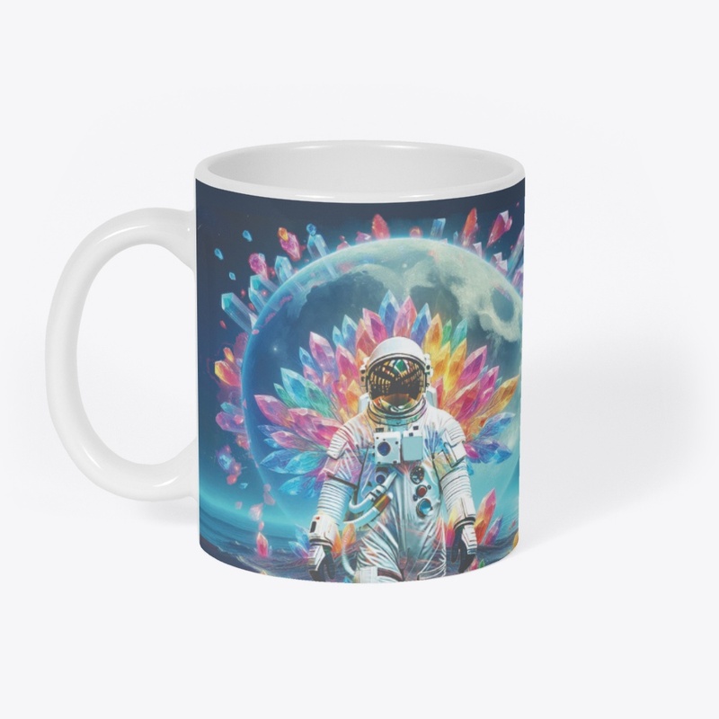 Sci-Fi Astronaut Crystal Dream