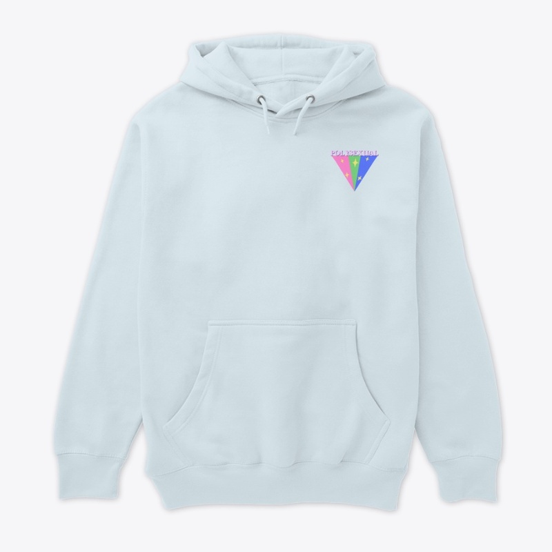 Polysexual Pride Flag Triangle - Corner
