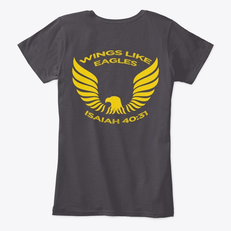 DA - WINGS LIKE EAGLES WOMEN'S TEE