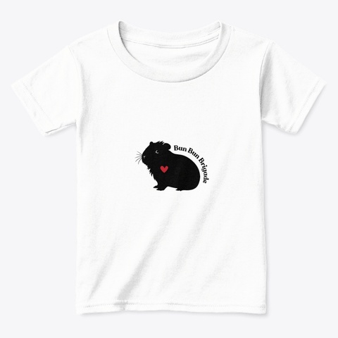 Guinea Pig Design White  Camiseta Front
