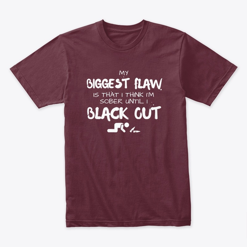 BLACK OUT (White Logo)