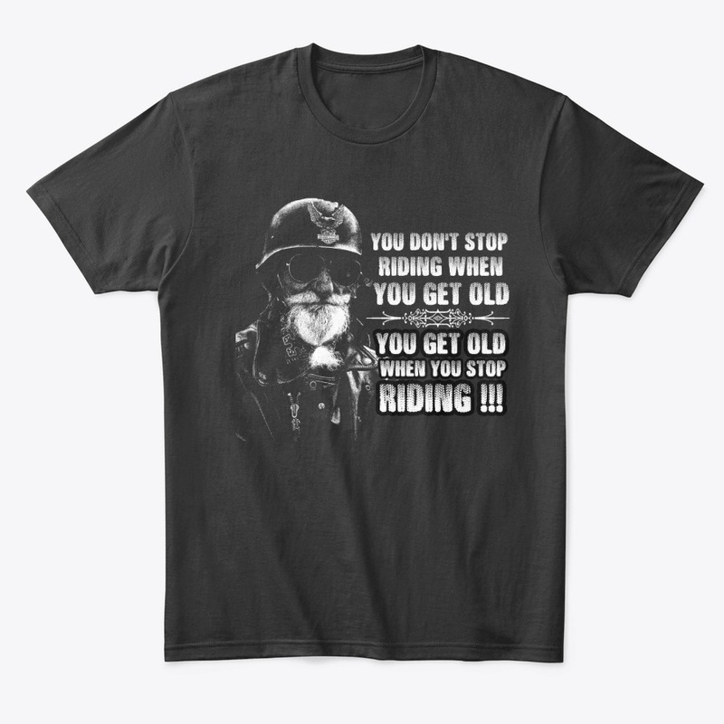 You get old when you stop riding