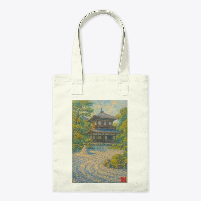 Ginkakuji Temple - Monet Style