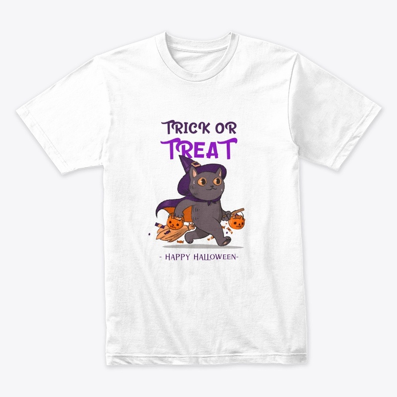 Trick or treat Kitty -  Halloween Design