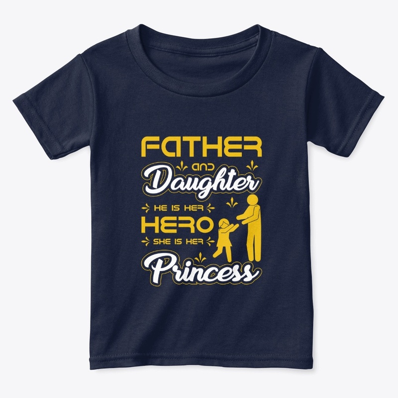 Father and Daughter T Shirt Design