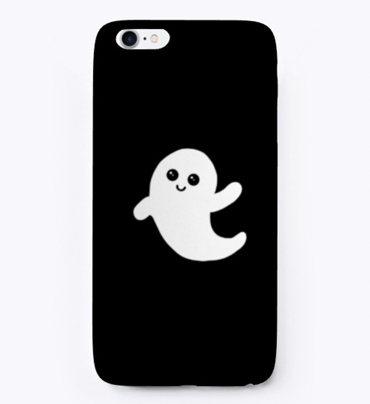 Cute waving ghost for halloween