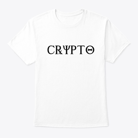 Crypto White T-Shirt Front