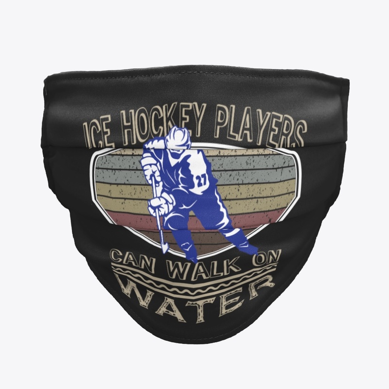 Ice Hockey Players Cloth Face Mask