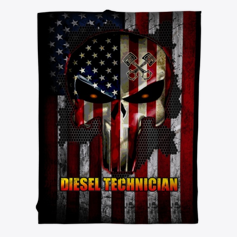 Sarcastic Diesel  Technician Blanket