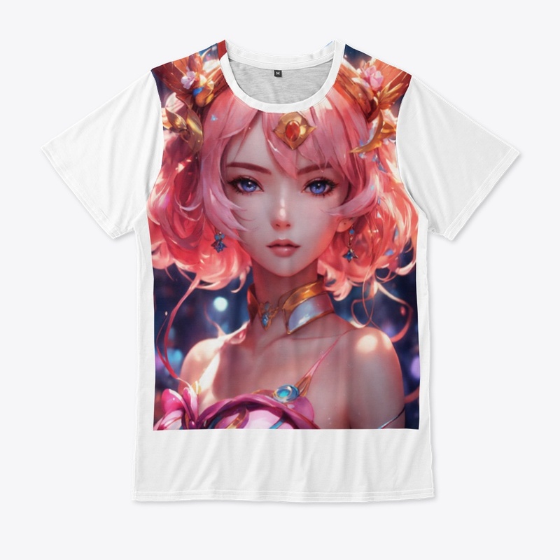 tilt shift art of abstract style anime