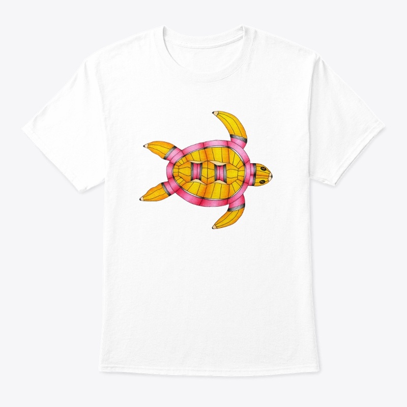 Pencil Sea Turtle