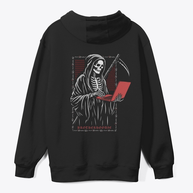 Hoodie "Death by Semicolon"