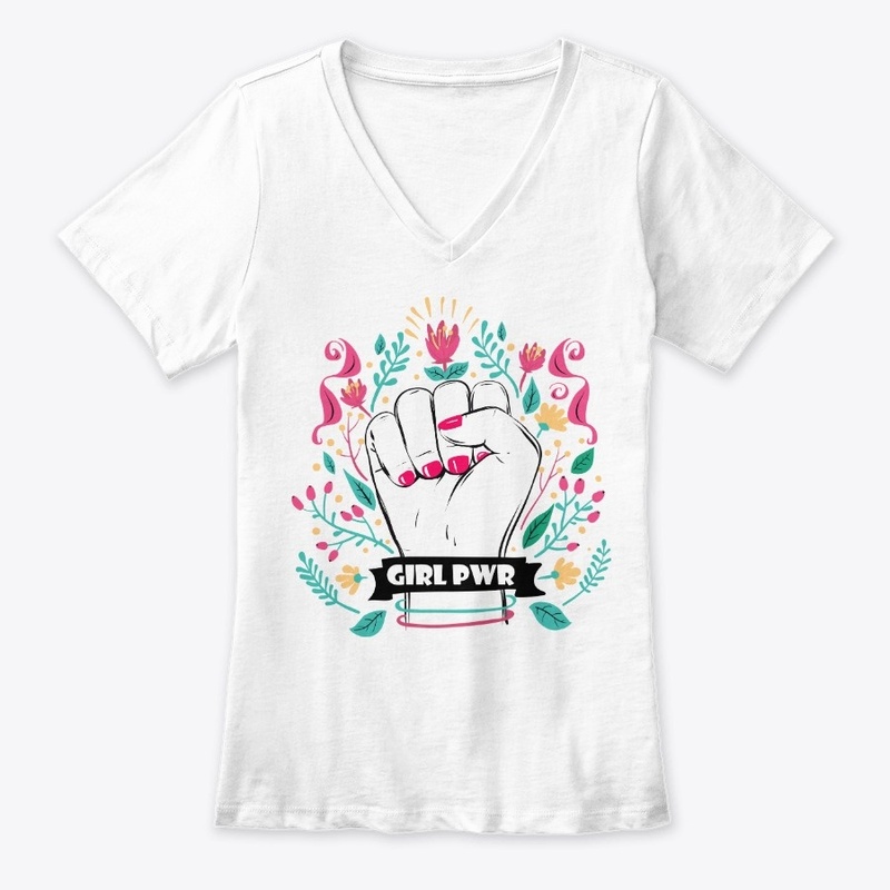 Feminism Girls Power T-shirt Designs 