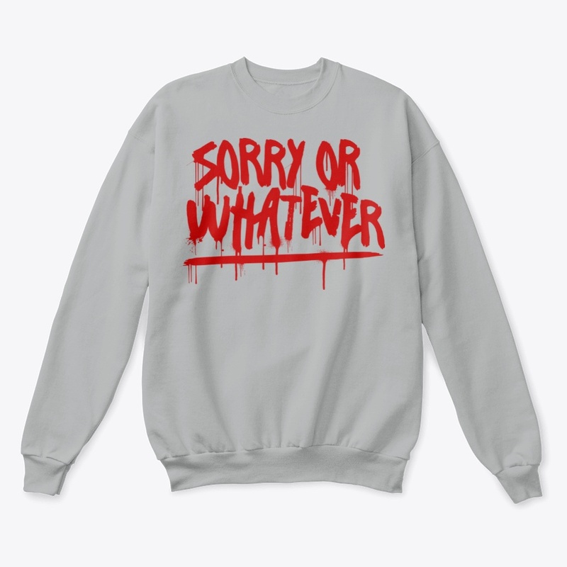 Amazing "Sorry or whatever" painting