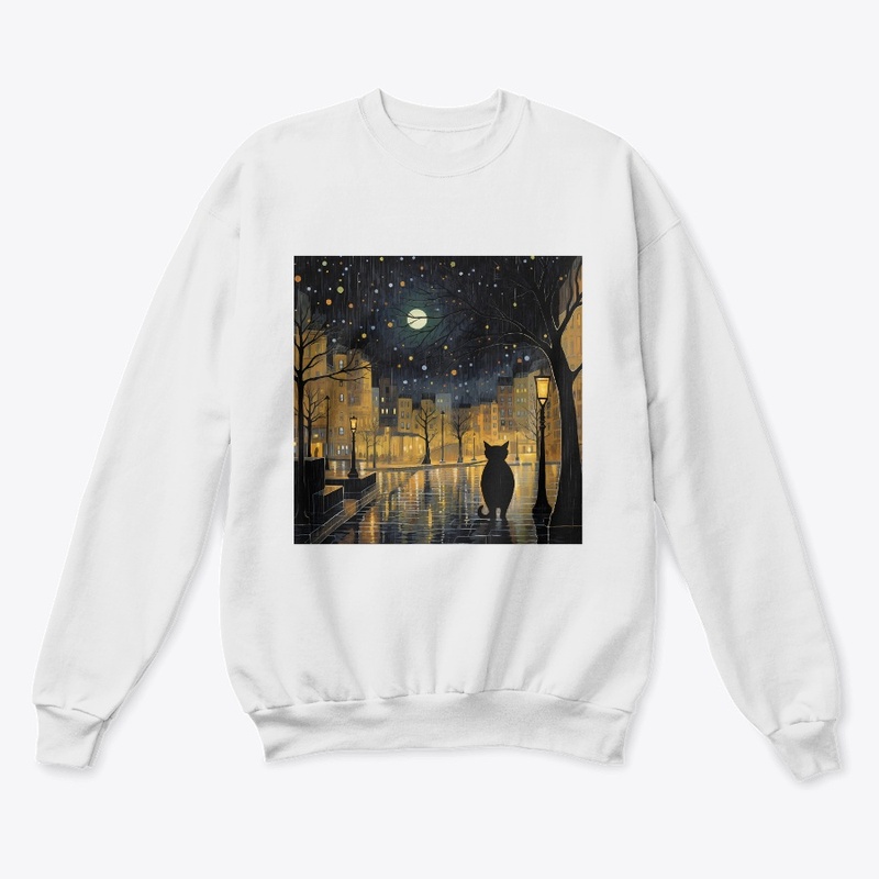 Gustav Klimt Inspired Cat Artwork