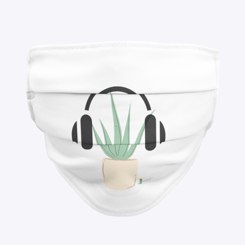 Plant listening to music