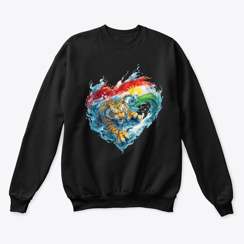 Kurdish Tiger Spirit  Heart of the Waves