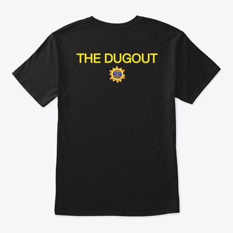 The Dugout Signature Products Black T-Shirt Back