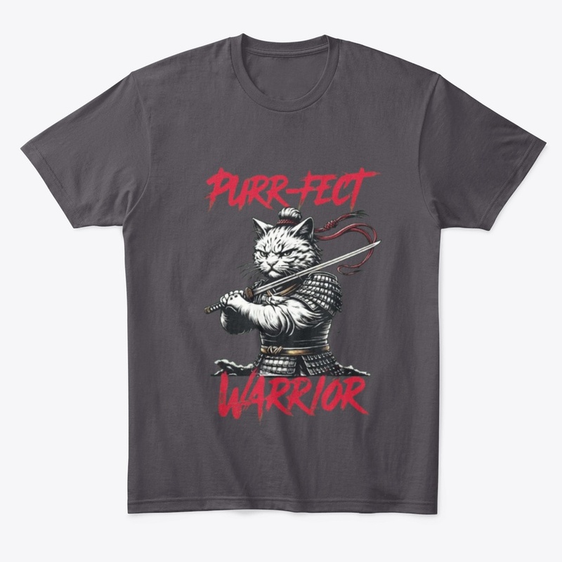 fierce samurai cat
