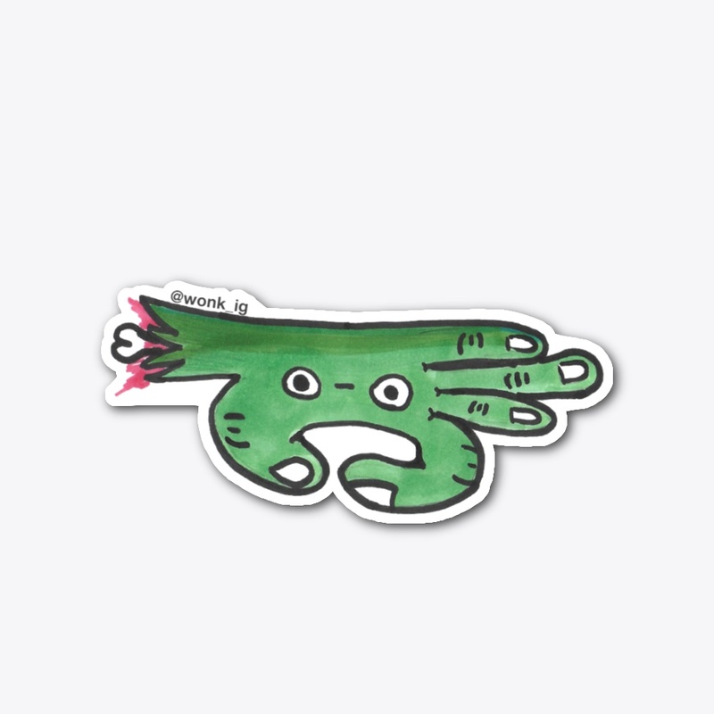 WoNK Zombie Hand Sticker