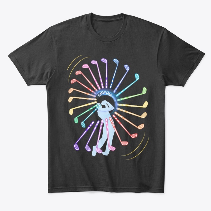 Golf Swing Dark Shirt