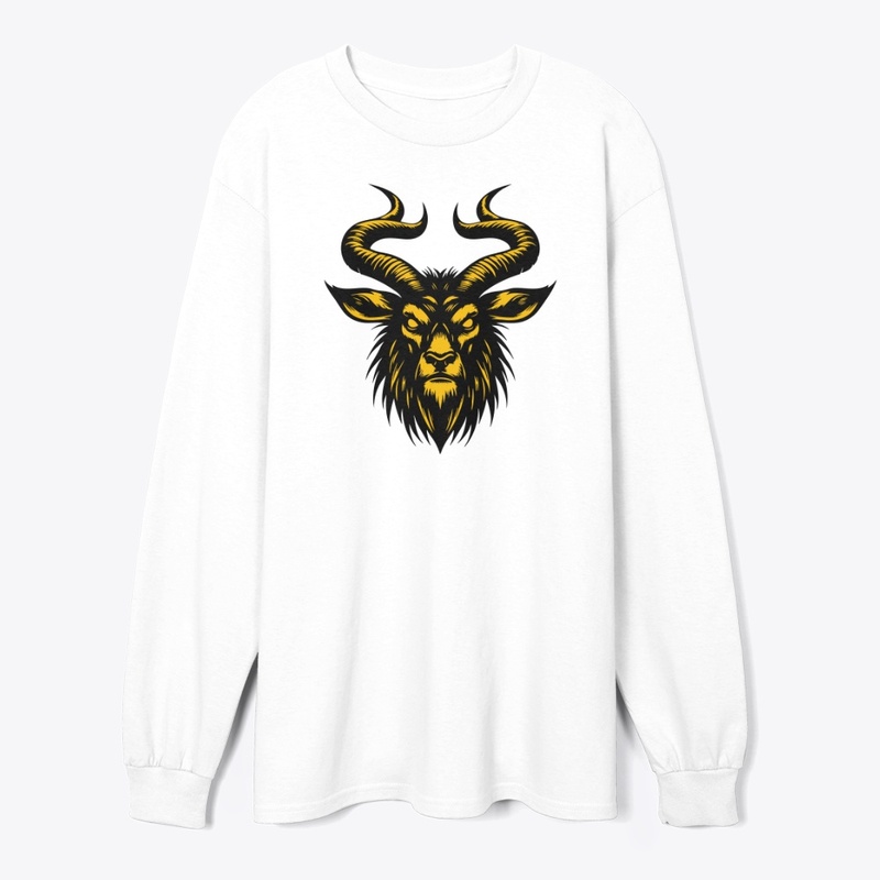 Angry Antelope Head Wild and Fierce