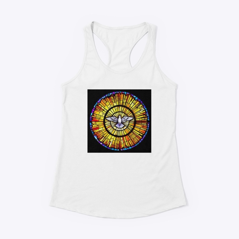 Holy Spirit Dove Stained Glass 