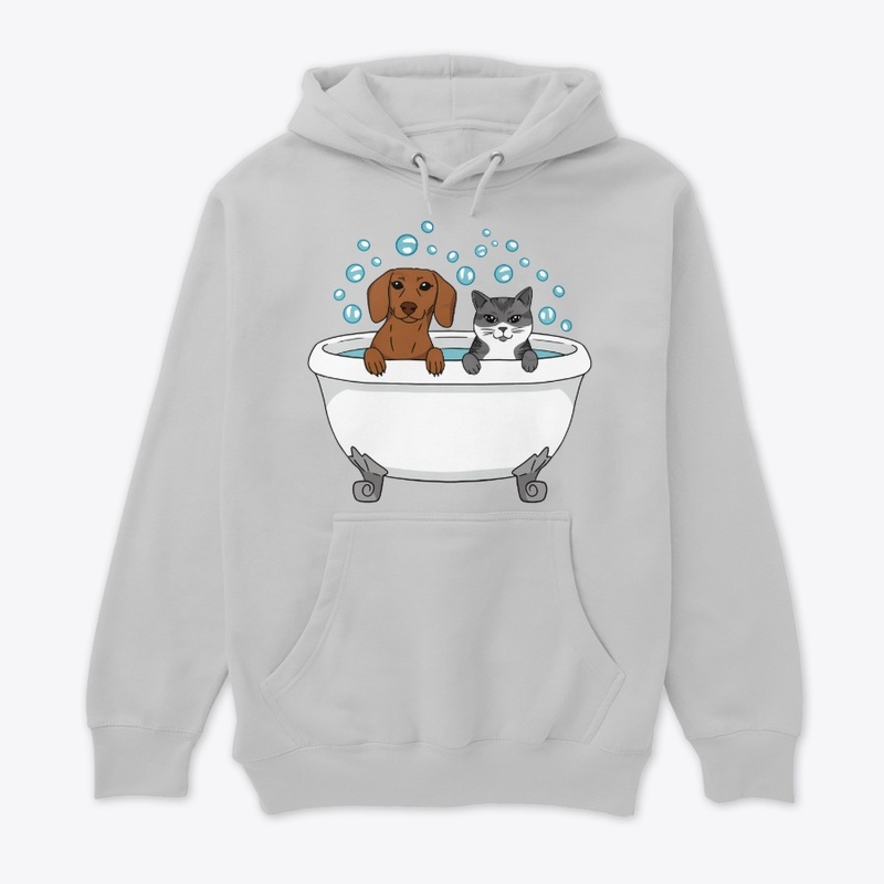Dog and Cat Bath Time