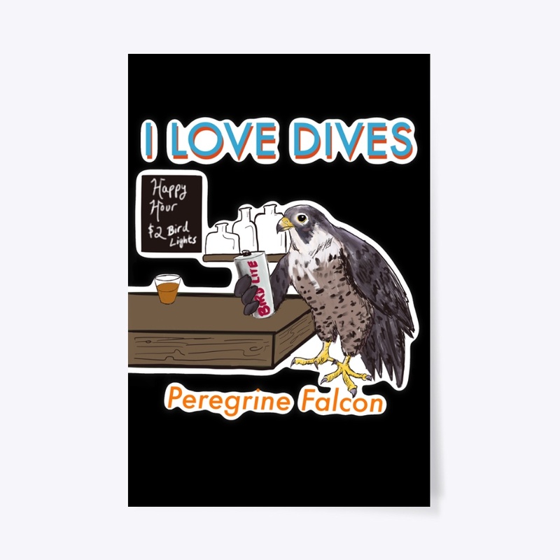 Peregrine Falcon I Love Dives