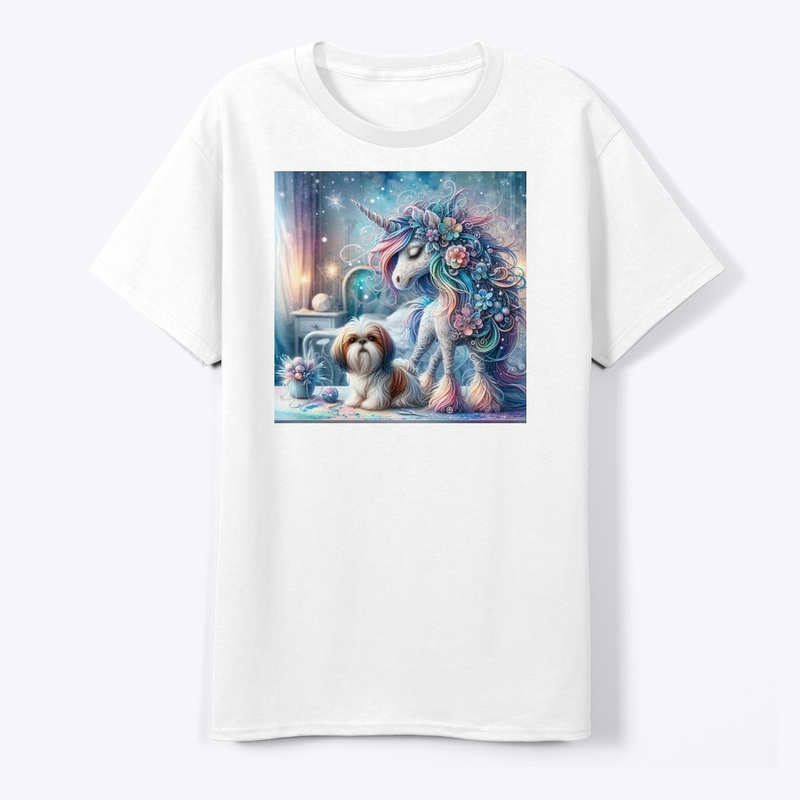 Dreamy Unicorn Companion Shih tzu Puppy