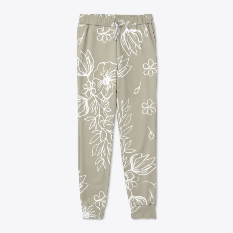 Floral Pattern - Hand Drawn Ink Flowers