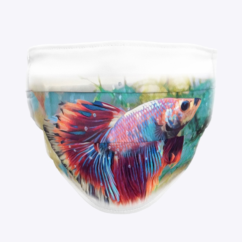 Betta fish Face Mask