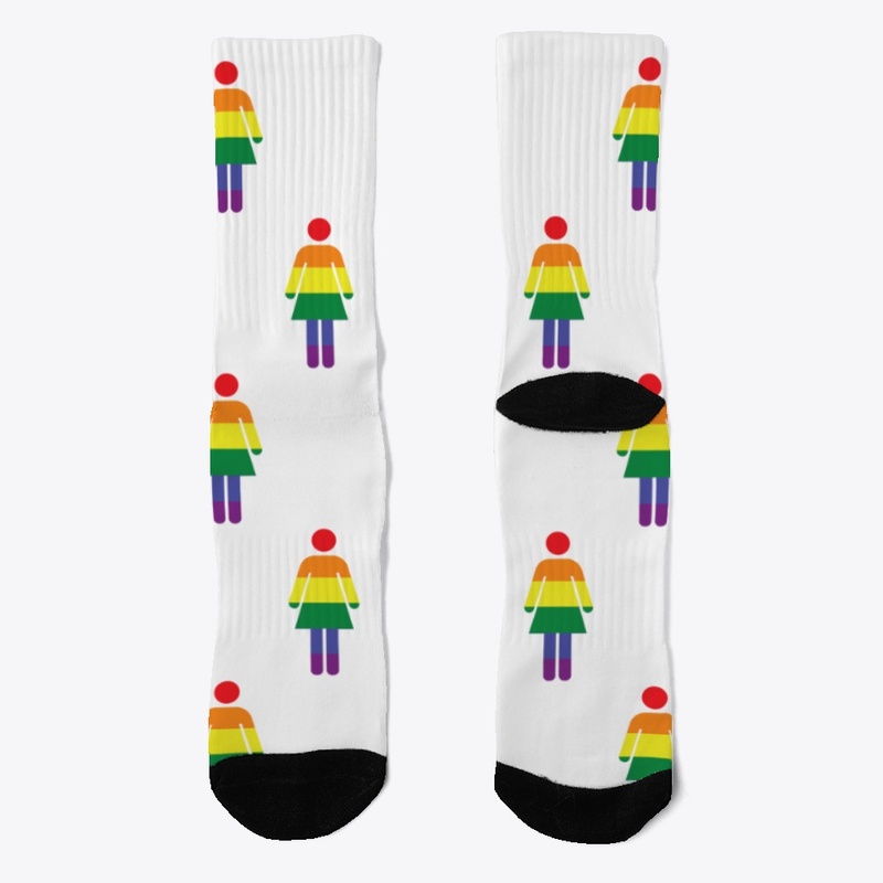 LGBT Rainbow Woman
