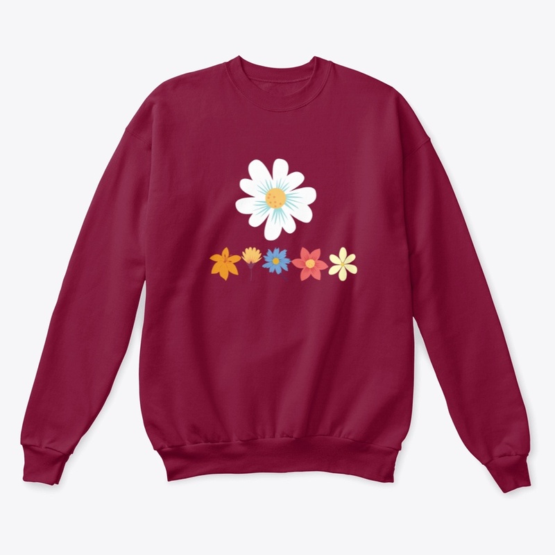 Flowery Print Minimal Pattern 