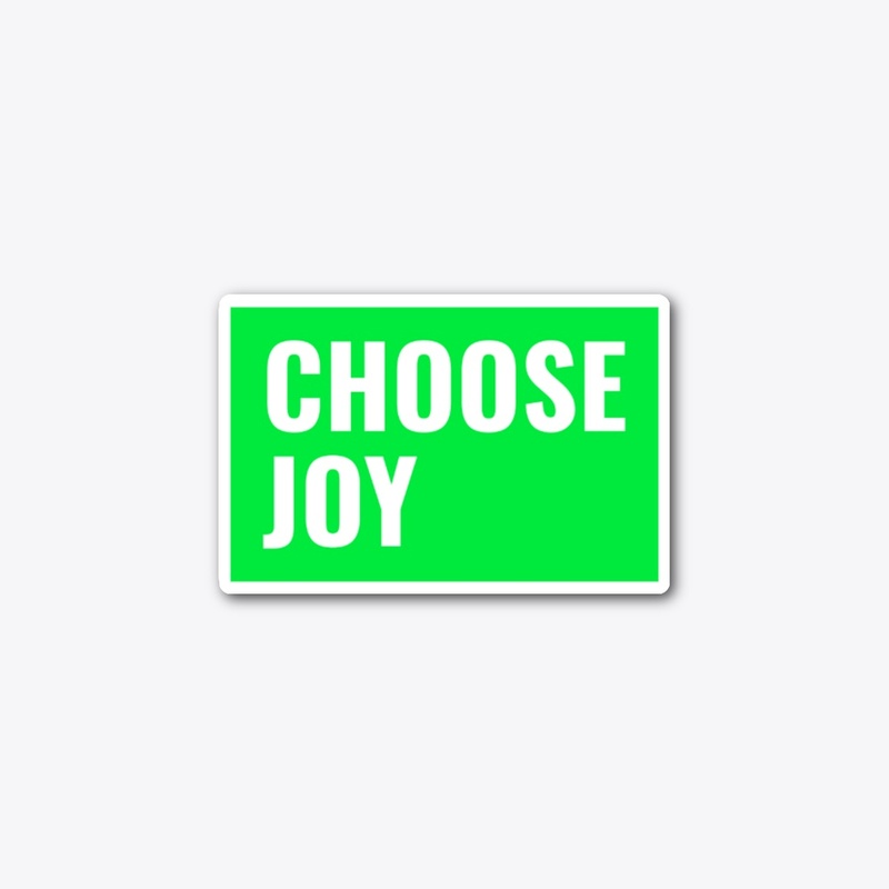 Neon Green Choose Joy