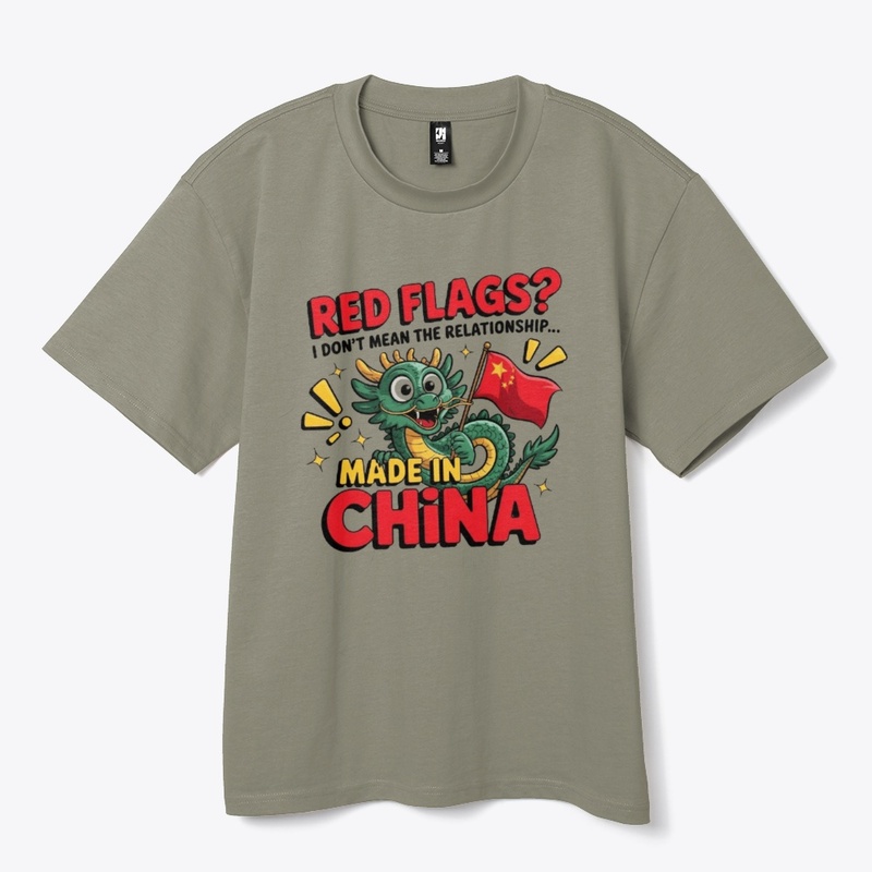 Red Flags? Made in China – Funny design!