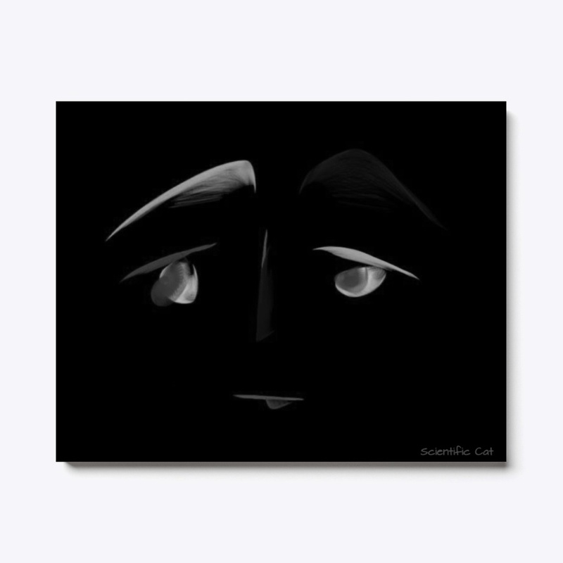 Black/White "Bereaved" Canvas Print