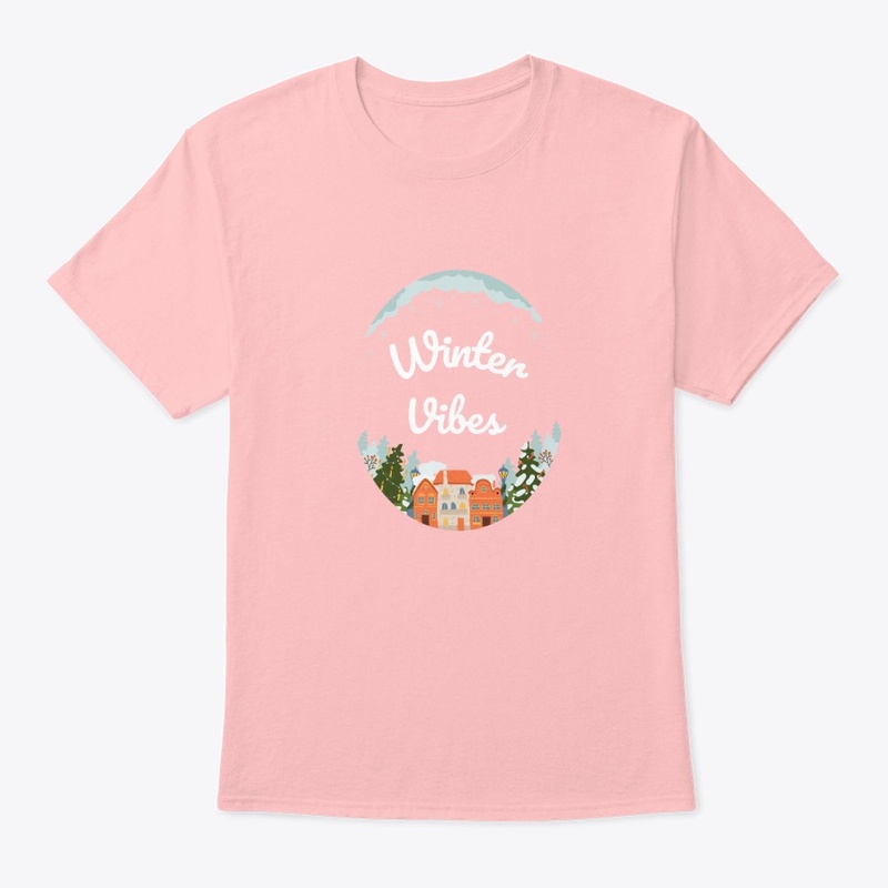 Cozy Winter Vibes Village Illustration