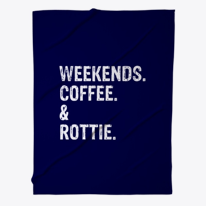 Cool Weekends Coffee and Rottie Shirt