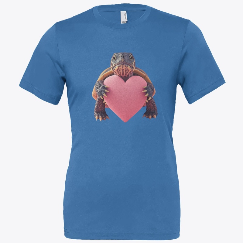 Love & Affection Turtle Holding Heart