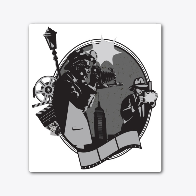 Vintage Cinema Logo Streetwear Sticker
