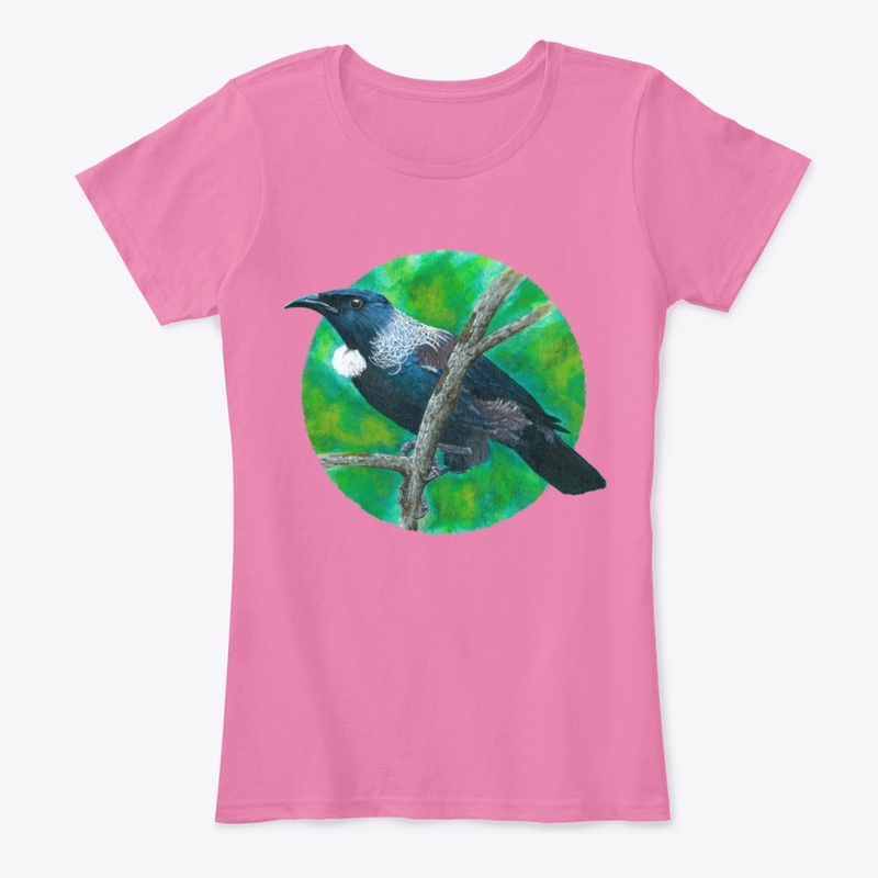 New Zealand Tui - Painting in acrylic