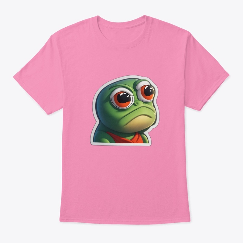 PEPE Sticker on T-Shirt