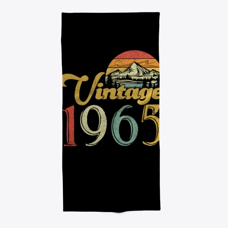 Vintage 1965 Sunset Retro 55th Birthday